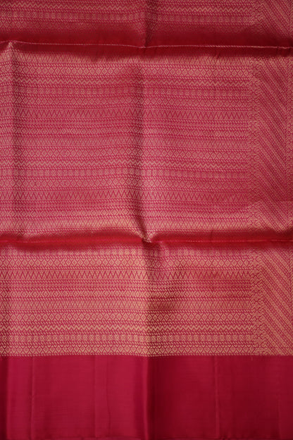 Pure Soft Silk Saree - Blue-Violet with Pink Border