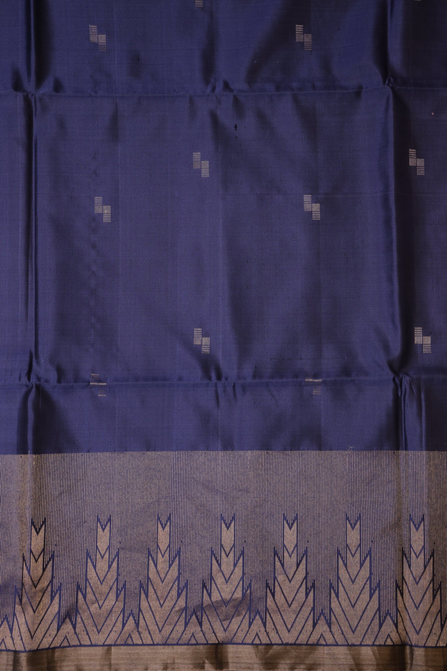 Pure Soft Silk Saree- Steel Blue & Blush Pink